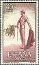 Spain 1960 Bullfighting 1,40 Ptas Brown & Carmin Edifil 1262